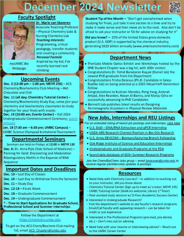 View the Monthly Departmental Newsletter to Stay up to Date