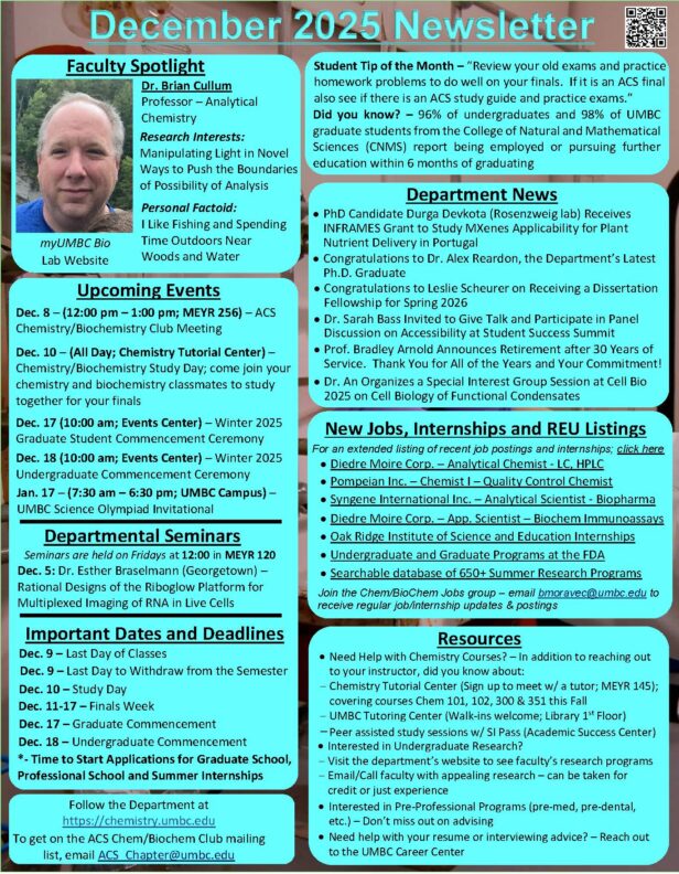 View the Monthly Departmental Newsletter to Stay up to Date